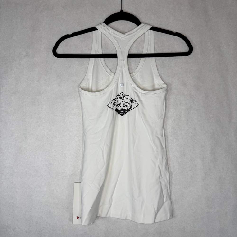 LULULEMON Cool Racerback II *Nulu - W1BHHS - Park City White - Sz 4